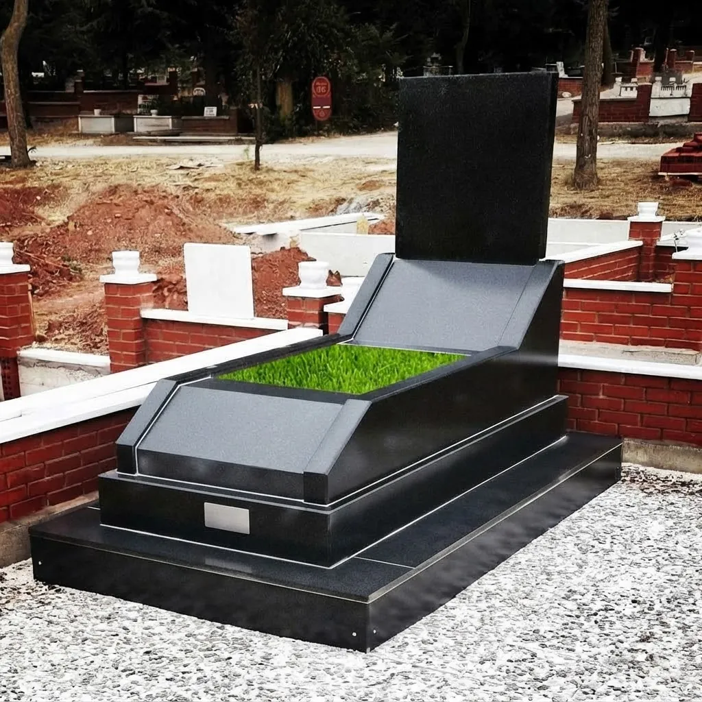 Siyah Granit Mezar 12
