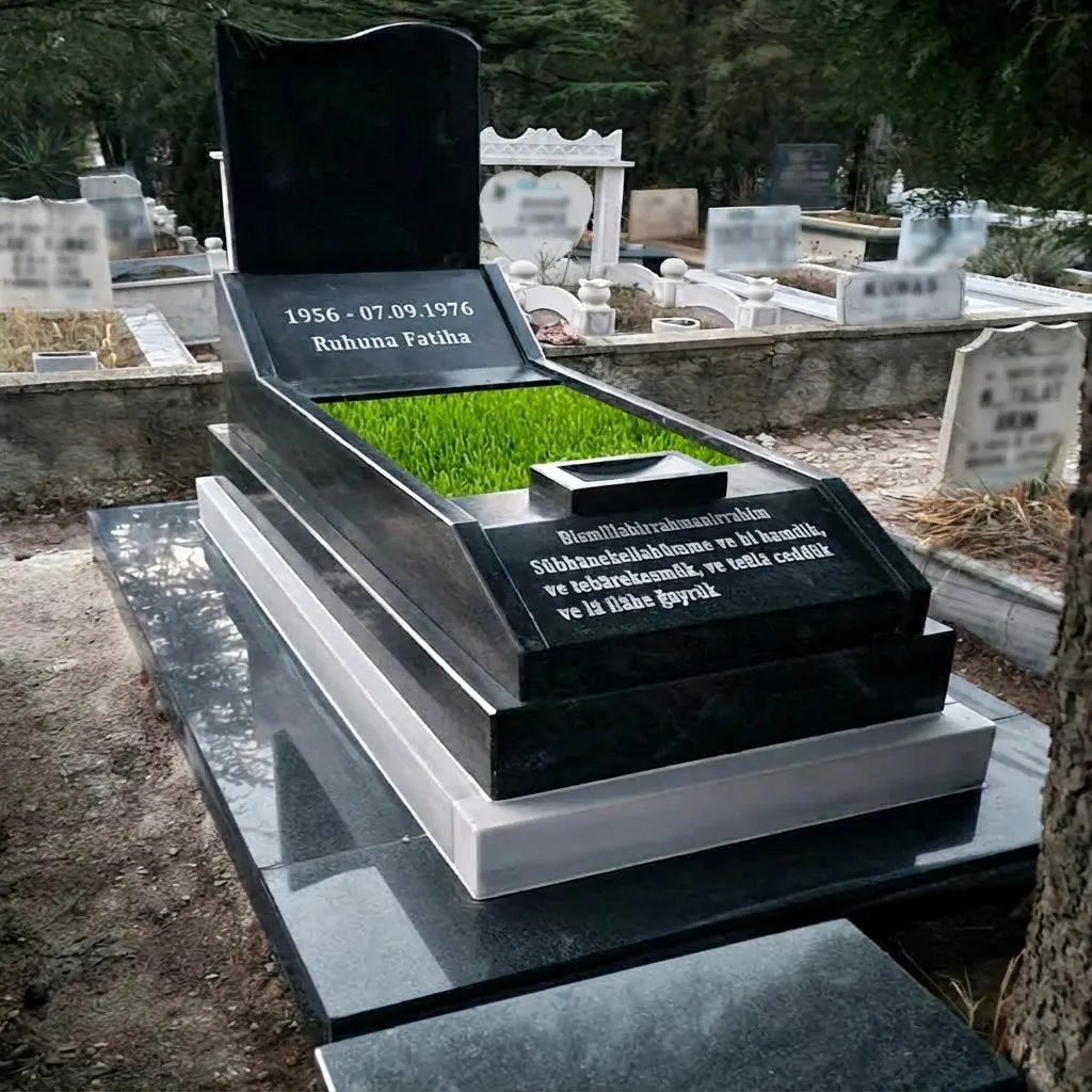 Siyah Granit Mezar 13