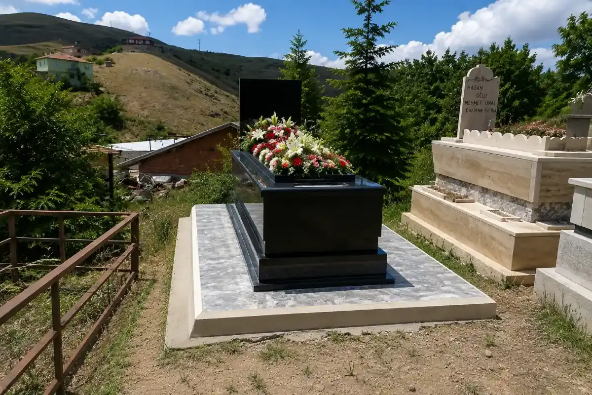 Siyah Granit Mezar 24