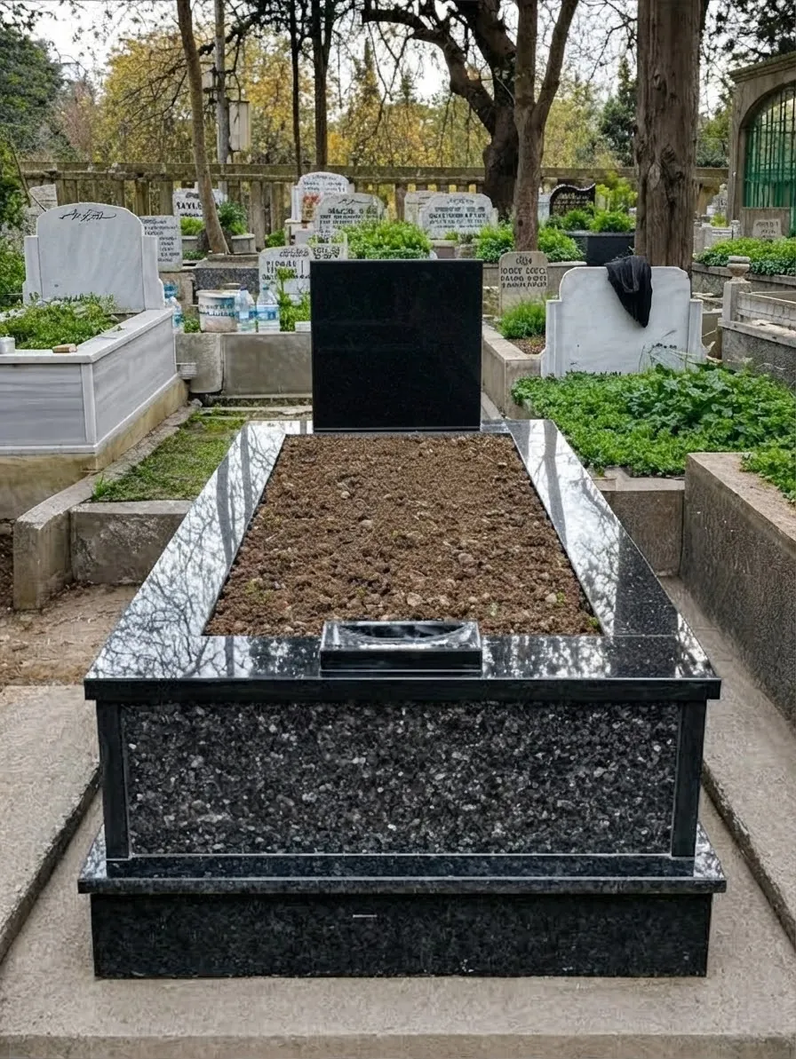Siyah Granit Mezar 26